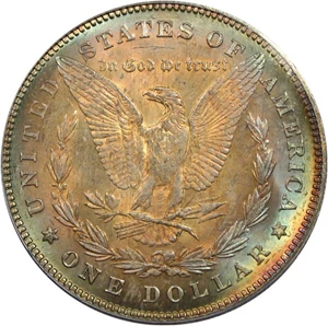 image for: 1878 7/8TF $1 Strong VAM 36 7/4 PCGS MS64 * Color *