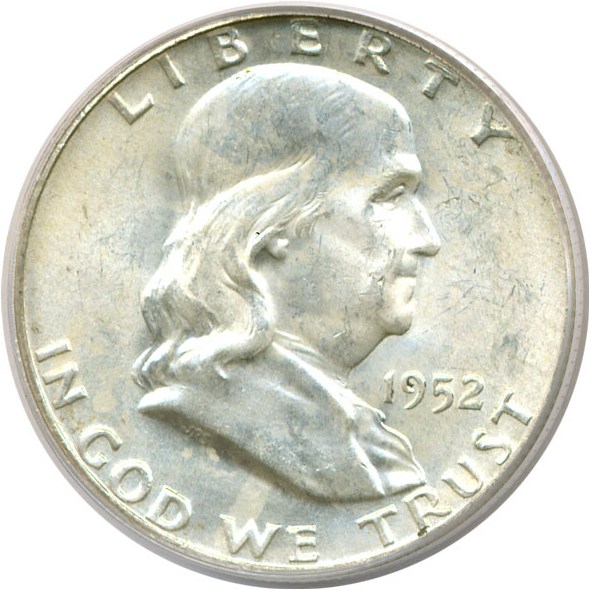 image for: 1952-D 50c  PCGS MS64 FBL