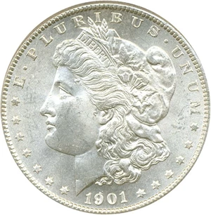 image for: 1901-S $1 PCGS MS66
