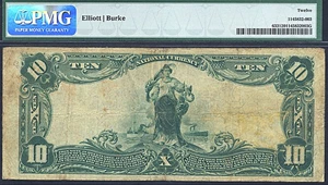 image for: 1902 $10 Northrup NB of Iola, Kansas PMG F12 (Fr.633, Charter #5287, Plain Back)