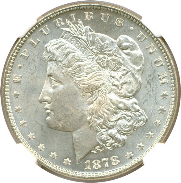 image for: 1878 7/8TF $1 Strong VAM 38 7/5 NGC MS64