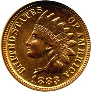 image for: 1883 1c NGC/CAC MS66 RD