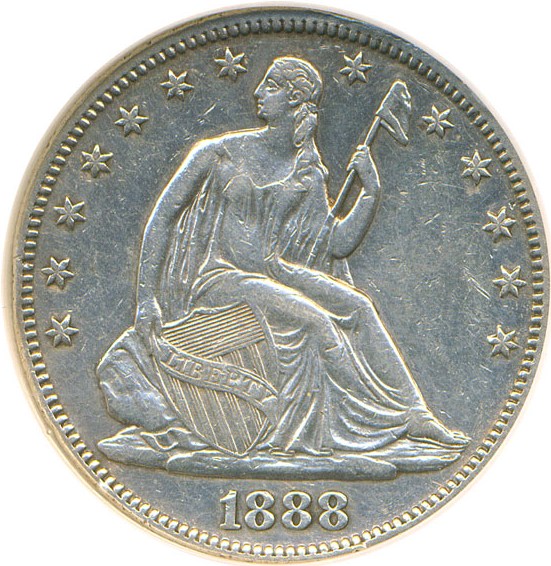 image for: 1888 50c DGS Proof 53  (Cleaned)