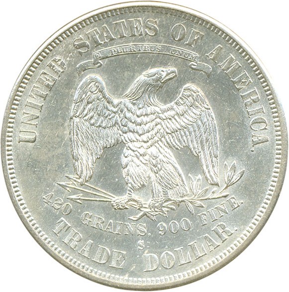 image for: 1875-S/CC Trade$  PCGS MS63