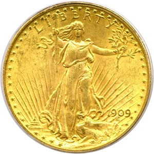 image for: 1909 $20 PCGS MS63