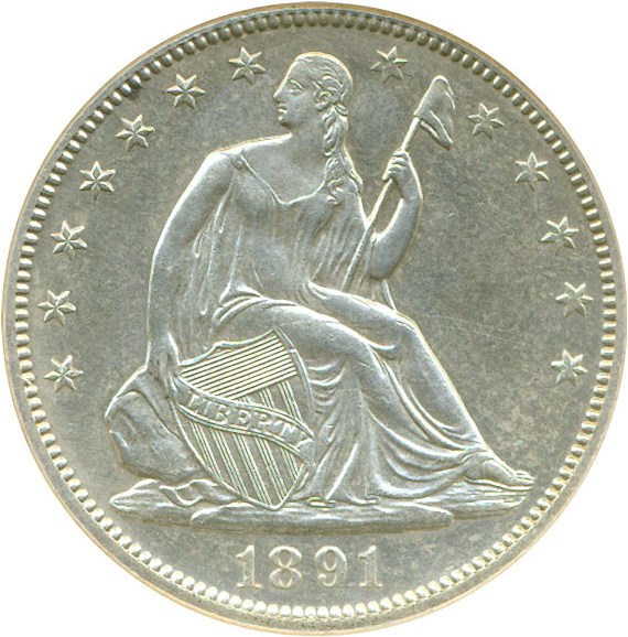 image for: 1891 50c DGS Proof 60