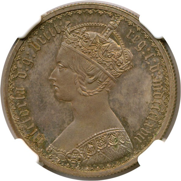 image for: Great Britain: 1867 Florin NGC Proof 66 (ESC-831)