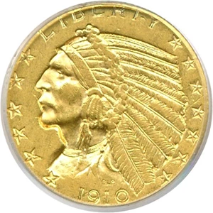 image for: 1910 $5 PCGS AU58