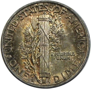 image for: 1919-D 10c PCGS MS65 * Color *