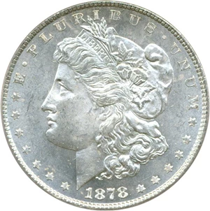image for: Hot 50 VAM: 1878 8TF $1 VAM 22 Polished LIB PCGS MS63