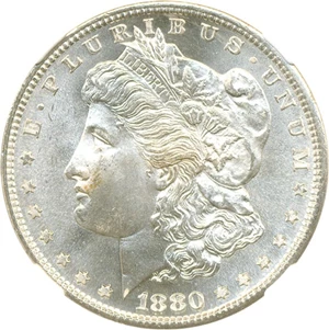 image for: Top 100 VAM: 1880-S $1 VAM 8 8/7 Medium S NGC MS67