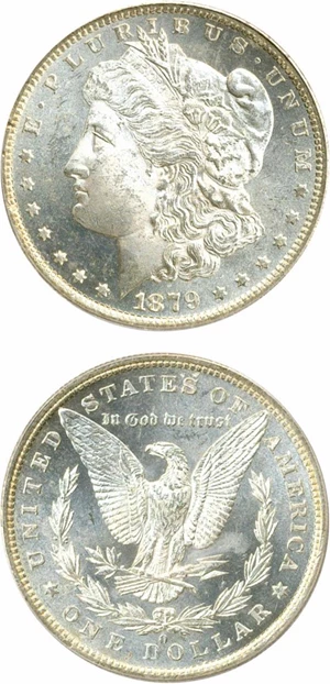 image for: 1879-O $1 VAM 14 ANACS MS64 PL
