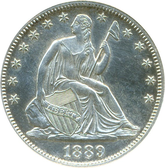 image for: 1889 50c DGS Proof 61  (Cleaned)