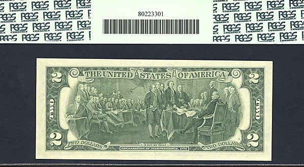 image for: 1976 $2  PCGS Choice CU63 PPQ (Fr.1935E)