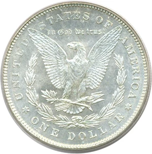 image for: 1878 7/8TF $1 Weak VAM 33 Dbl Legs PCGS MS65