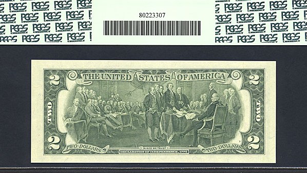 image for: 1976 $2  PCGS Gem CU65 PPQ  (Fr.1935E)