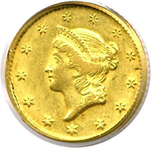 image for: 1849-O G$1 PCGS AU55