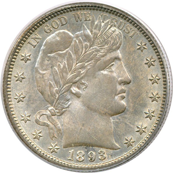 image for: 1893-O 50c  PCGS MS64