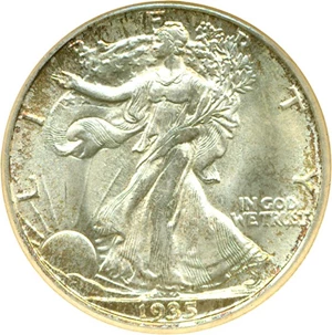 image for: 1935-S 50c NGC MS65