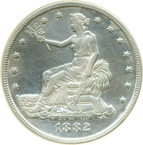 image for: 1882 Trade$  DGS Proof 40 (Cleaned, Altered Surfaces)