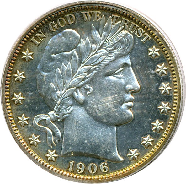 image for: 1906 50c  PCGS Proof 62