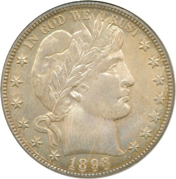 image for: 1893-O 50c  PCGS MS64