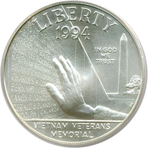 image for: 1994-W $1 Vietnam PCGS MS70