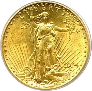image for: 1914 $20 PCGS/CAC MS62