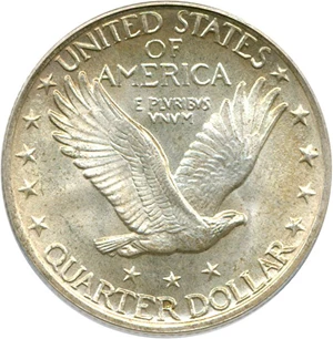 image for: 1923 25c PCGS MS65 FH