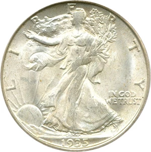 image for: 1935-D 50c PCGS MS65