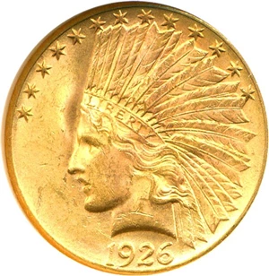 image for: 1926 $10 NGC MS63