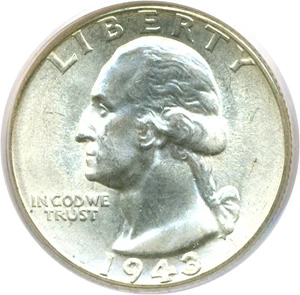 image for: 1943-D 25c PCGS MS67