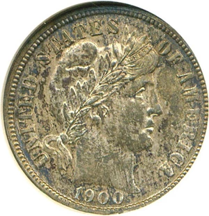 image for: 1900-O 10c ANACS MS62