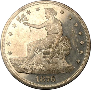 image for: 1876 Trade$ PCGS MS63