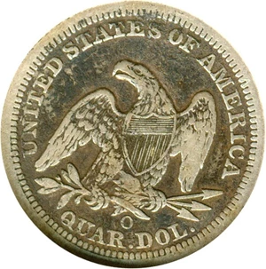 image for: 1854-O 25c Arrows DGS VF30 (Lightly Cleaned, Corroded)