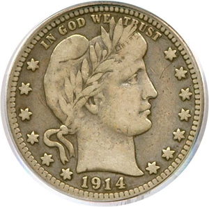 image for: 1914-S 25c PCGS/CAC F15