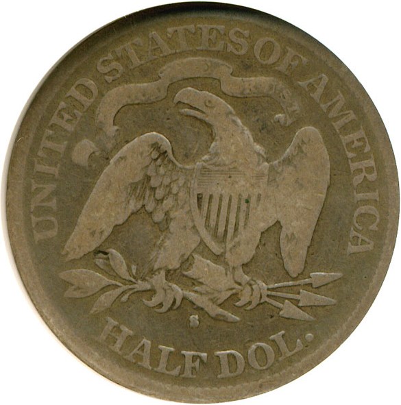 image for: 1878-S 50c  NGC VG-8