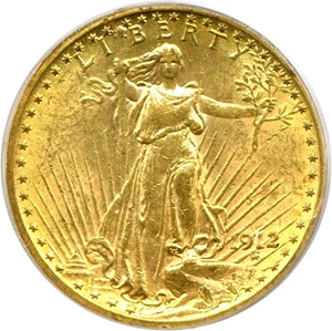 image for: 1912 $20 PCGS/CAC MS62