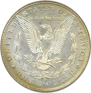 image for: Top 100 VAM: 1880-O $1 PCGS MS64 (VAM 43 Doubled Ear)