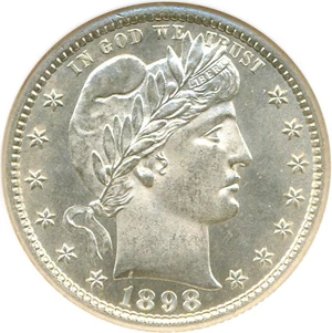 image for: 1898-S 25c NGC MS64