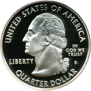 image for: 2003-S 25c Arkansas NGC Proof 70 UCameo