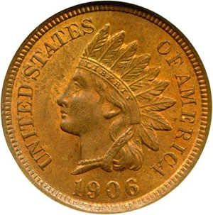 image for: 1906 1c NGC MS64 RB