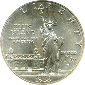 image for: 1986-P $1 Statue Liberty NGC MS69