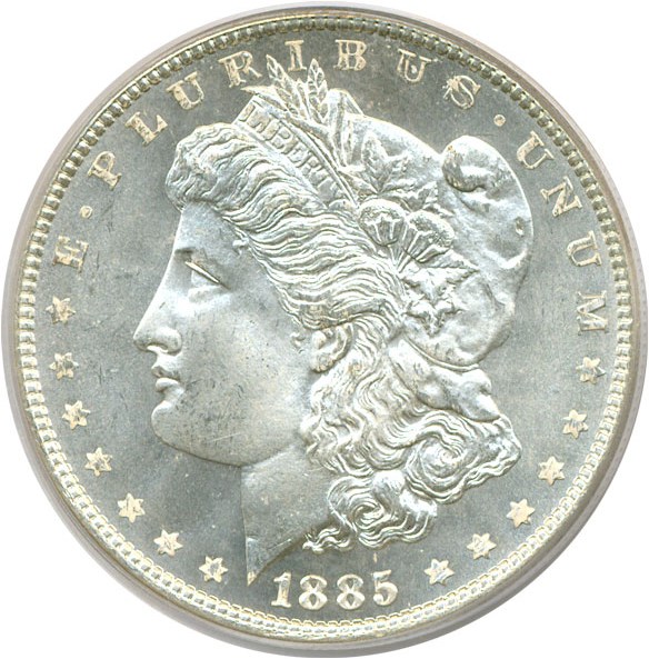 image for: 1885 $1  PCGS MS66 PL