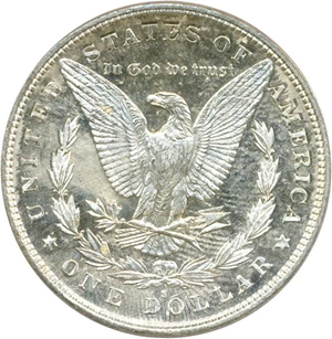 image for: Top 100 VAM: 1880/79-S $1 PCGS MS64 DMPL (VAM 8 8/7 Medium S)