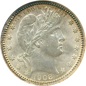 image for: 1908-S 25c NGC MS64