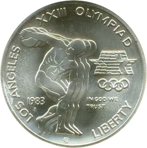 image for: 1983-P $1 Olympic NGC MS69