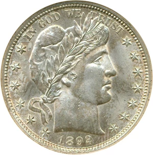 image for: 1892 50c NGC MS64