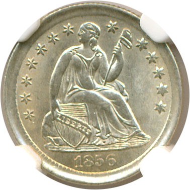 image for: 1856 H10c  NGC MS65