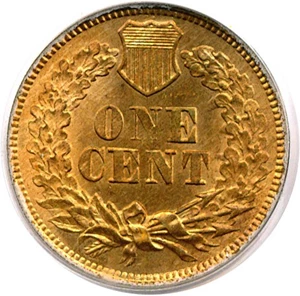 image for: 1868 1c PCGS MS64 RD